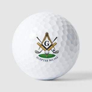 Custom Masonic Golf Balls