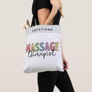 Custom Massage Therapist Massage Therapy Gifts Tote Bag