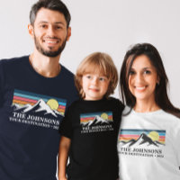 Custom Matching Family Vacation Camping Group  