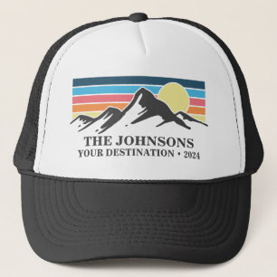Custom Matching Family Vacation Camping Group Trucker Hat