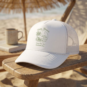 Custom Matching Vacation Family Trip Minimalist Trucker Hat