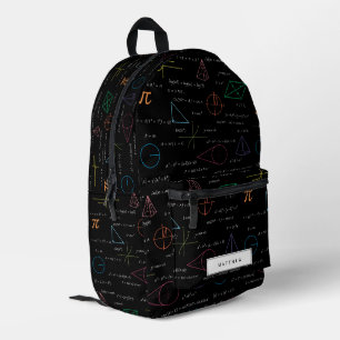 Custom Mathematics Equation Math Formulas School Printed Backpack