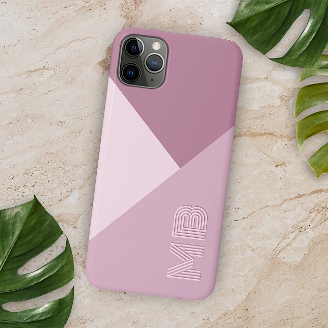 Custom Mauve Taupe Dusty Rose Blush Pink Coloured Case-Mate iPhone Case (Creator Uploaded)