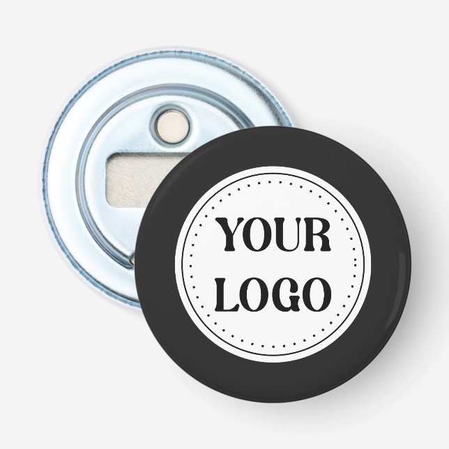 Custom, meaningful, elegant & everlasting button bottle opener (Front)