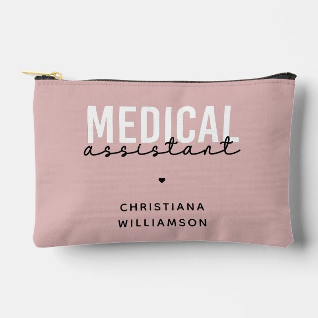 Custom Medical Assistant | Clinical Assistant Gift Accessory Pouch (Front)