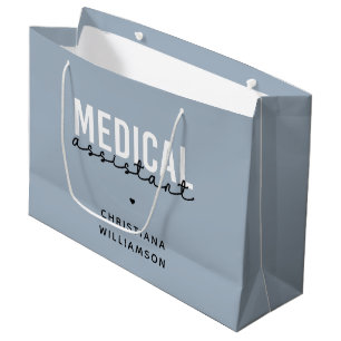 Custom Medical Assistant   Clinical Assistant Gift Large Gift Bag