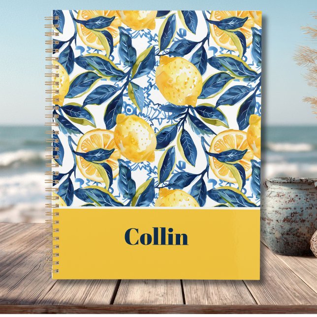 Custom Mediterranean Lemon Pattern Planner (Creator Uploaded)