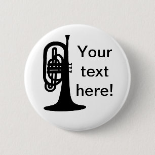 Custom Mellophone 6 Cm Round Badge