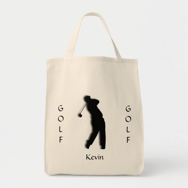 Custom Mens Golf Custom Tote Bag (Front)
