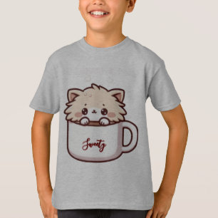Custom Meowffee Cute Coffee Cat T-Shirt