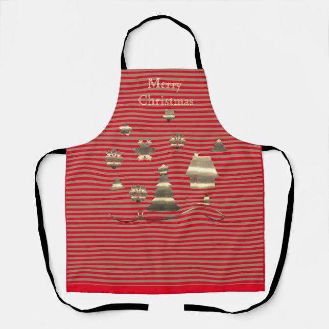 Custom Merry Christmas Apron (Front)