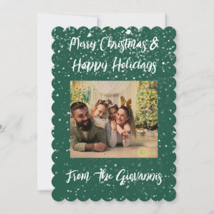 CUSTOM MERRY CHRISTMAS GREETING CARD