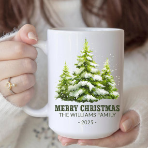 Custom Merry Christmas Mug for Family and Friends