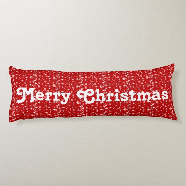 Custom Merry Christmas Pillow (Back)