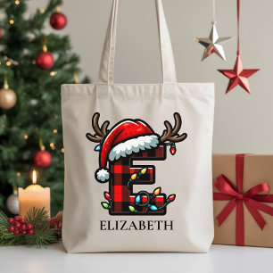 Custom Merry Christmas Tote Gift for Kids & Family Bag