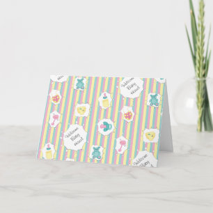 Custom Message Baby Announcement