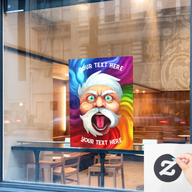 Custom message from Santa (Cafe Window)