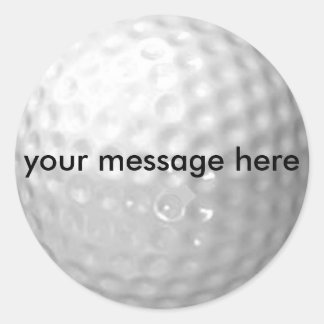 Custom Message Golf Ball Stickers