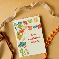 Custom Message Personalised Mexican Themed 