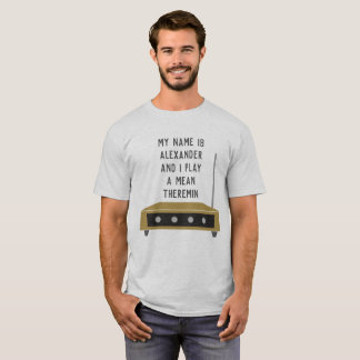 Custom Message T-Shirt for Theremin Players