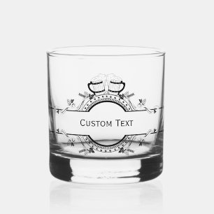 Custom Message Whiskey Glass