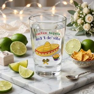 Custom Mexican Fiesta Bachelorette Party Shot Glass