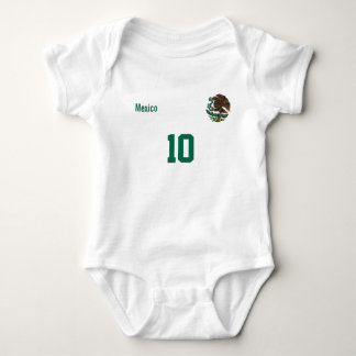 Custom Mexico Outfit with Name & Number Baby Bodysuit
