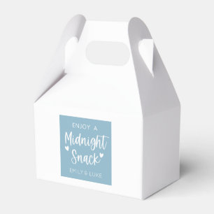 Custom Midnight Snack Favour Box