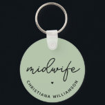 Custom Midwife Appreciation Midwifery Gifts Key Ring<br><div class="desc">Custom Midwife Appreciation Midwifery Personalised Gifts!</div>
