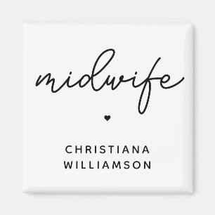 Custom Midwife Appreciation Midwifery Gifts Magnet