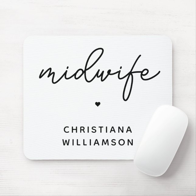 Custom Midwife Appreciation Midwifery Gifts Mouse Pad (With Mouse)