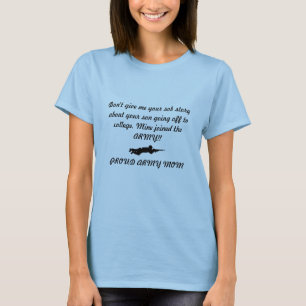 Custom Military Mum Shirt