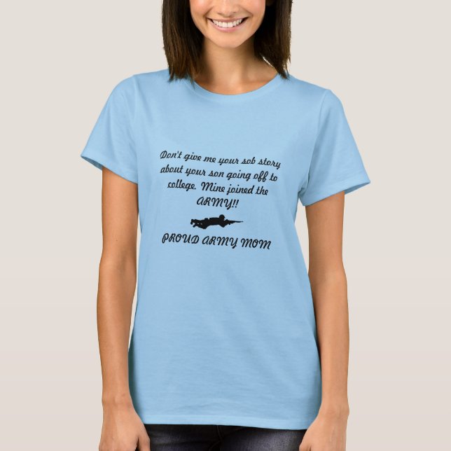 Custom Military Mum Shirt (Front)