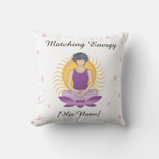 Custom Mindful Throw Pillow for Him | Name & Text