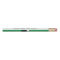 Custom mini golf score pencils with eraser