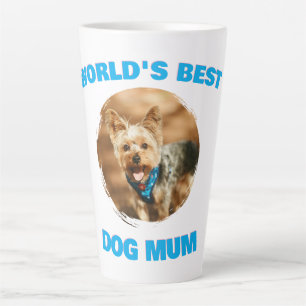 Custom Minimal Best Dog Cat Mum Mum Pet Cute Gift Latte Mug