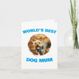 Custom Minimal Best Dog Cat Mum Mum Pet Cute Gift Note Card