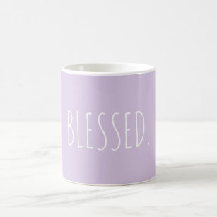 Custom Minimal Blessed Lilac  Coffee Mug