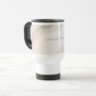 Custom Minimal Elegant Travel Mug