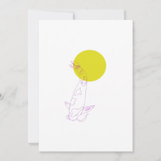 Custom Minimal Koi-fish Greeting Cards