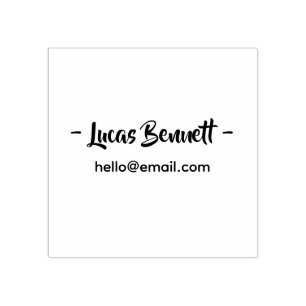 Custom Minimal Name Stamp – Modern Script