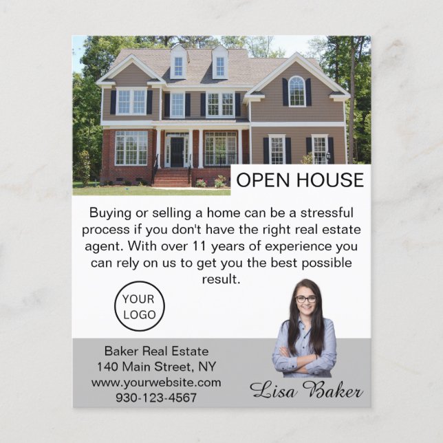 Custom Minimal  Professional Real Estate  Flyer (Front)