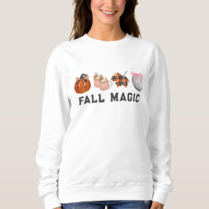 Custom minimalist autumn halloween sweatshirt