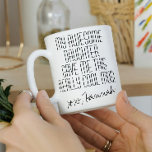 Custom Minimalist Black and White Mum Daughter Coffee Mug<br><div class="desc">Surprise mum with this awesome daughter customisable mug!</div>