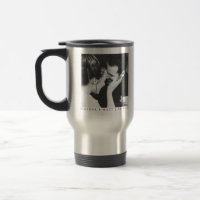 Custom Minimalist Black White Couple Photo Wedding