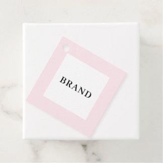 Custom Minimalist Business Brand Name Discount Favour Tags