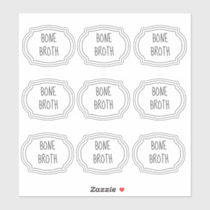 Custom Minimalist Farmhouse Canning Labels