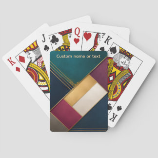 Custom Minimalist Geometric Playing Cards