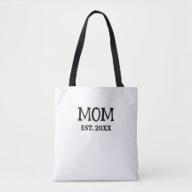 Custom Minimalist Mom Established New Mom Gift