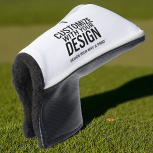 Custom Minimalist Personalised Company Branded  Golf Head Cover